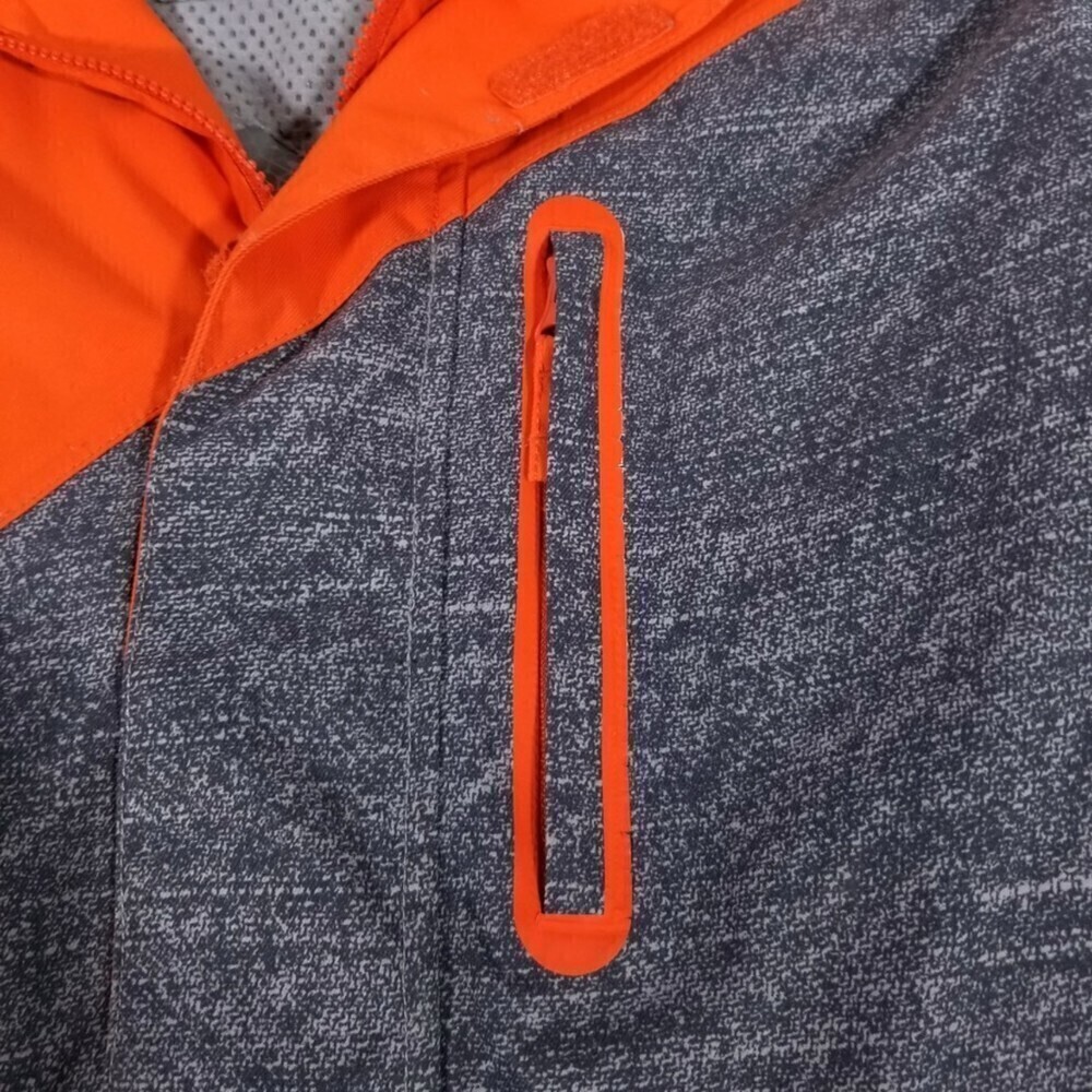 Billabong Waterproof 15k Insulated Hoodie Snow Jacket Mens Large Gorpcore Orange - Picture 3 of 13